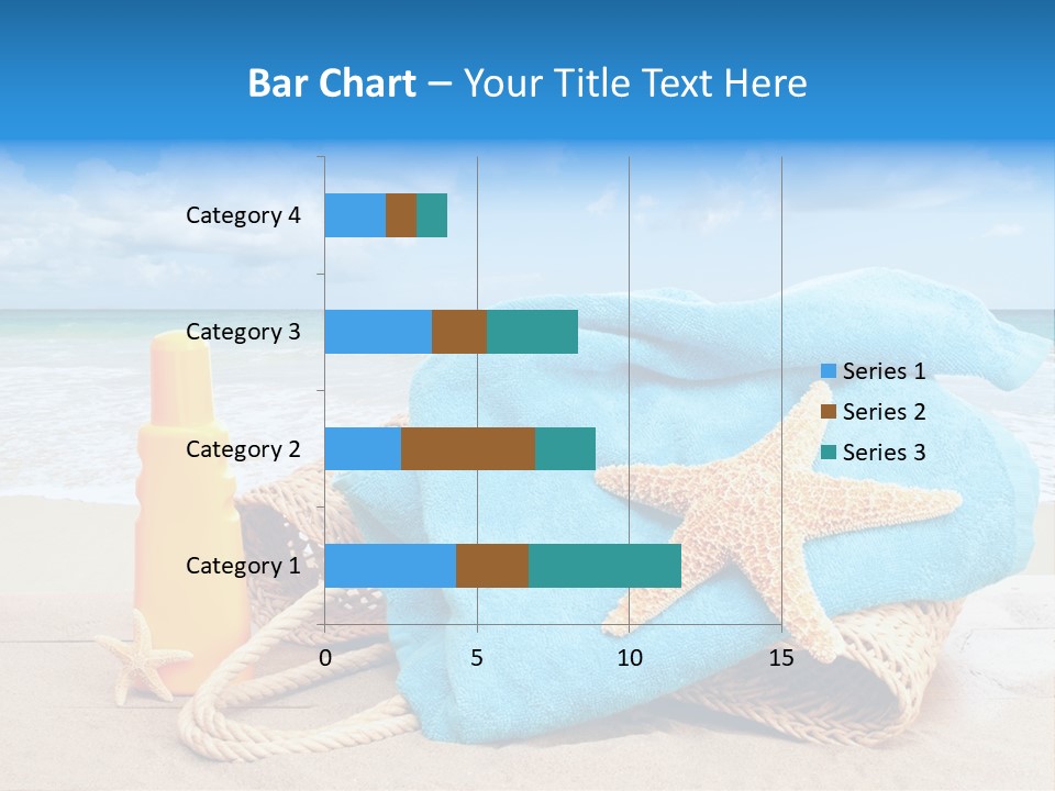 Vacation Scene Screen PowerPoint Template