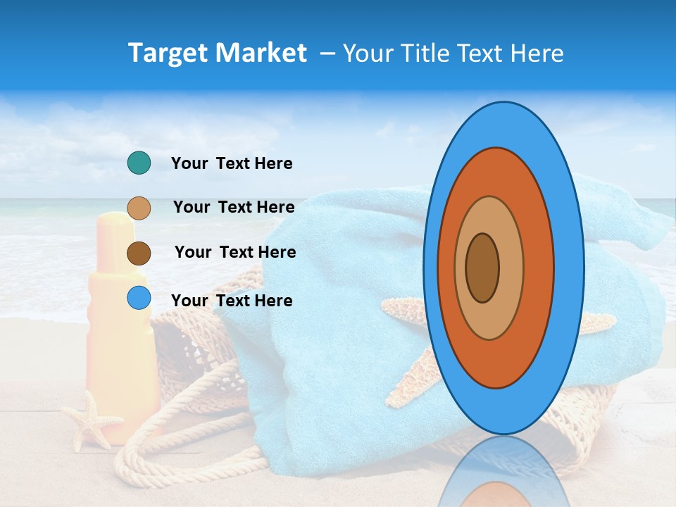 Vacation Scene Screen PowerPoint Template