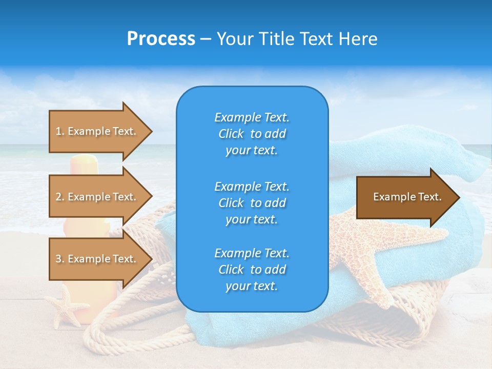 Vacation Scene Screen PowerPoint Template
