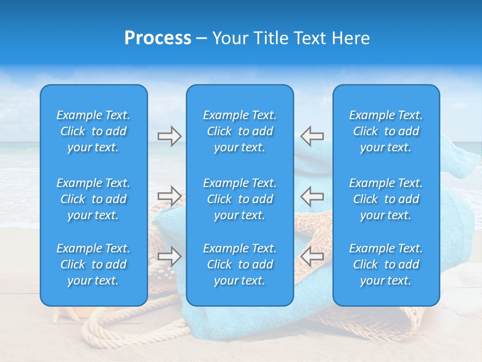 Vacation Scene Screen PowerPoint Template