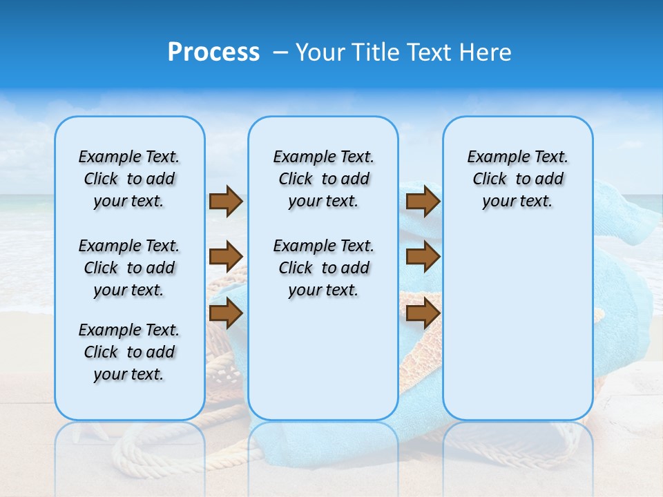 Vacation Scene Screen PowerPoint Template