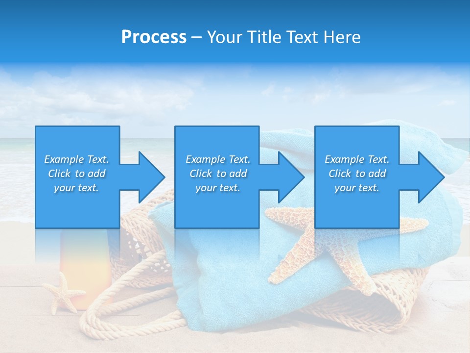 Vacation Scene Screen PowerPoint Template
