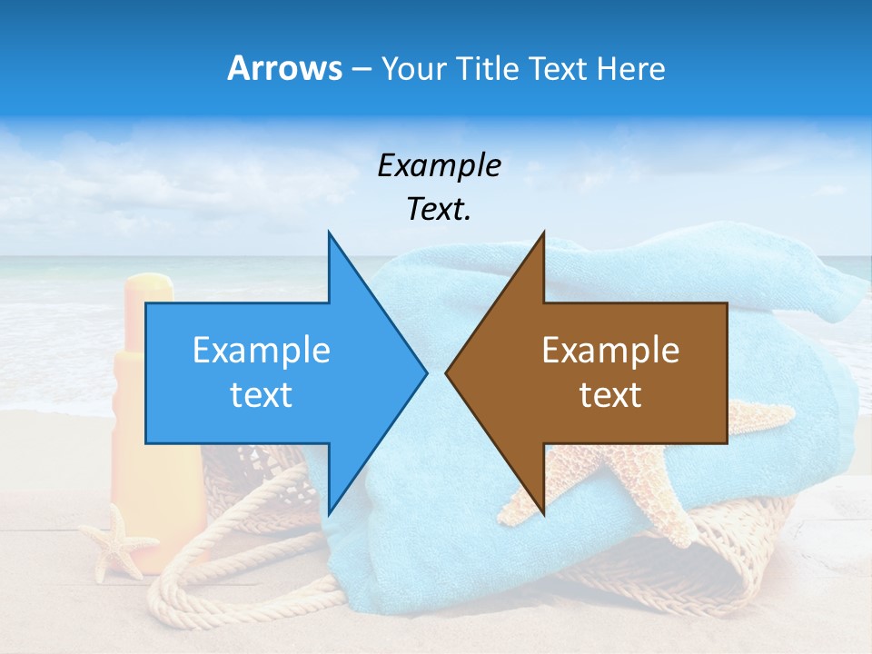 Vacation Scene Screen PowerPoint Template