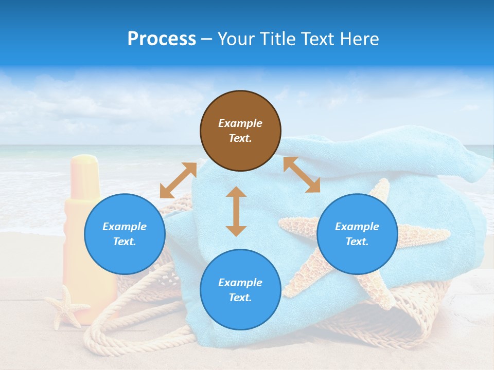 Vacation Scene Screen PowerPoint Template