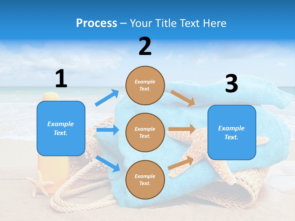 Vacation Scene Screen PowerPoint Template