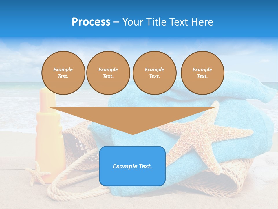 Vacation Scene Screen PowerPoint Template