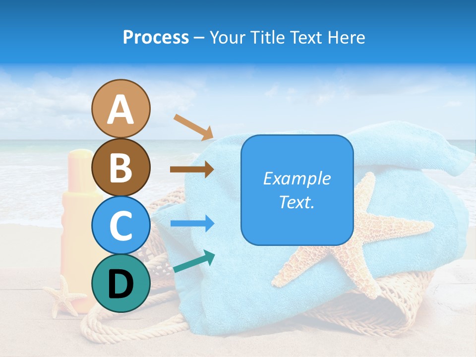 Vacation Scene Screen PowerPoint Template