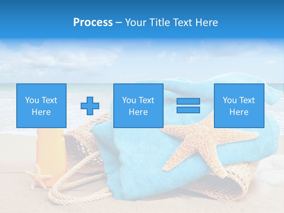 Vacation Scene Screen PowerPoint Template