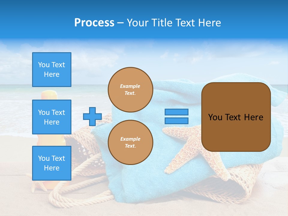 Vacation Scene Screen PowerPoint Template