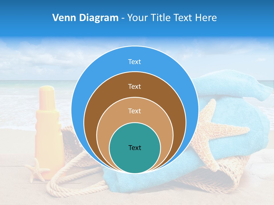 Vacation Scene Screen PowerPoint Template