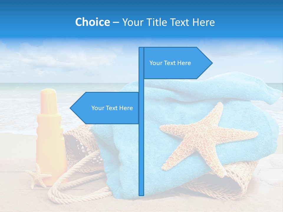 Vacation Scene Screen PowerPoint Template