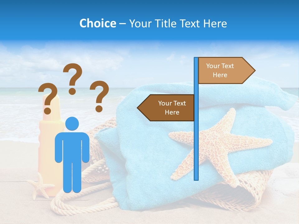 Vacation Scene Screen PowerPoint Template