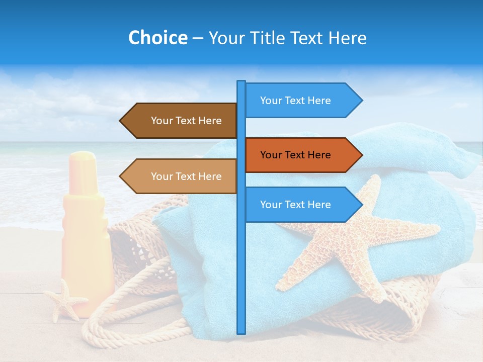 Vacation Scene Screen PowerPoint Template