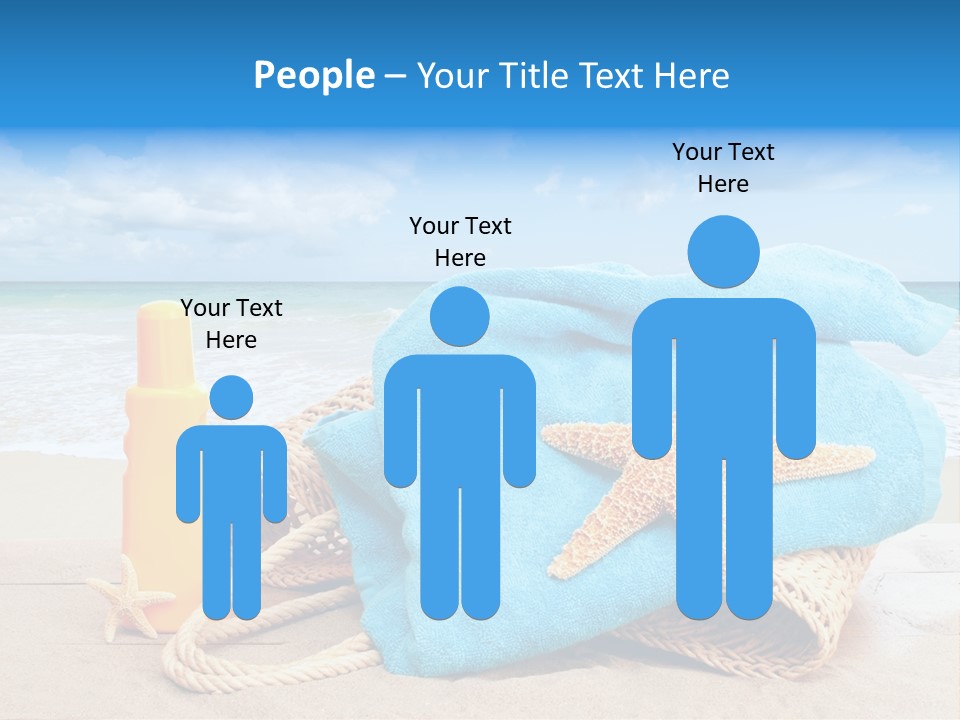 Vacation Scene Screen PowerPoint Template