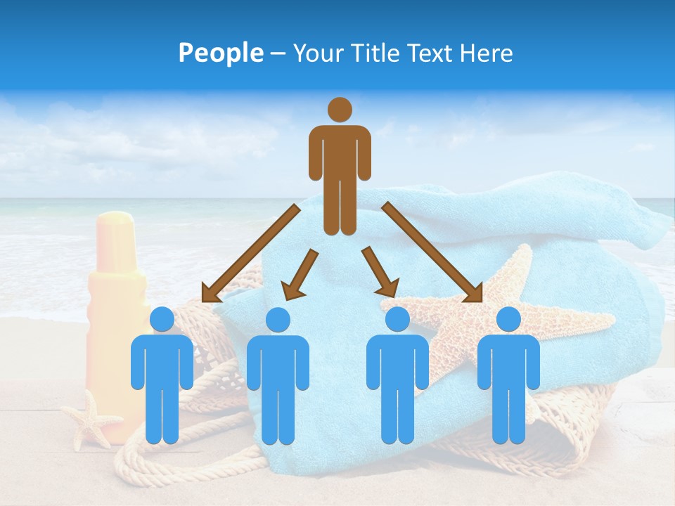 Vacation Scene Screen PowerPoint Template