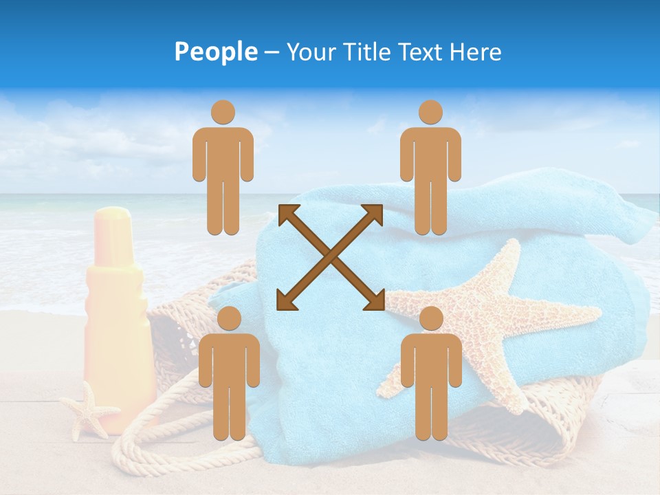 Vacation Scene Screen PowerPoint Template