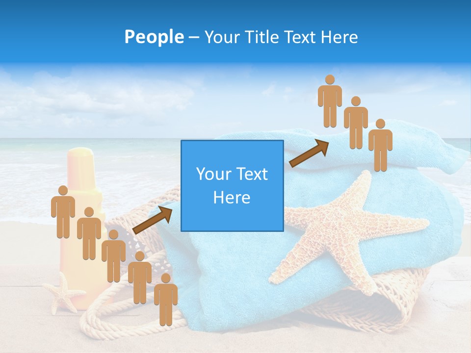 Vacation Scene Screen PowerPoint Template