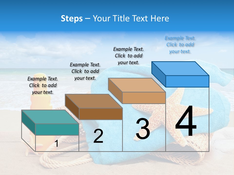 Vacation Scene Screen PowerPoint Template