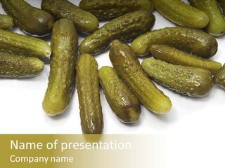 Pickled Energy Eat PowerPoint Template