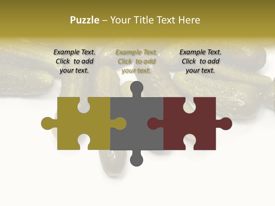 Pickled Energy Eat PowerPoint Template