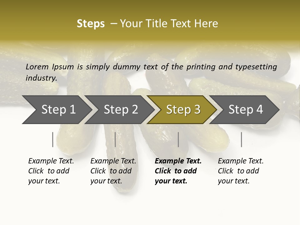 Pickled Energy Eat PowerPoint Template