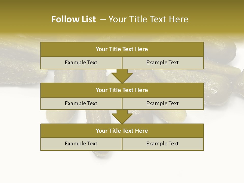 Pickled Energy Eat PowerPoint Template