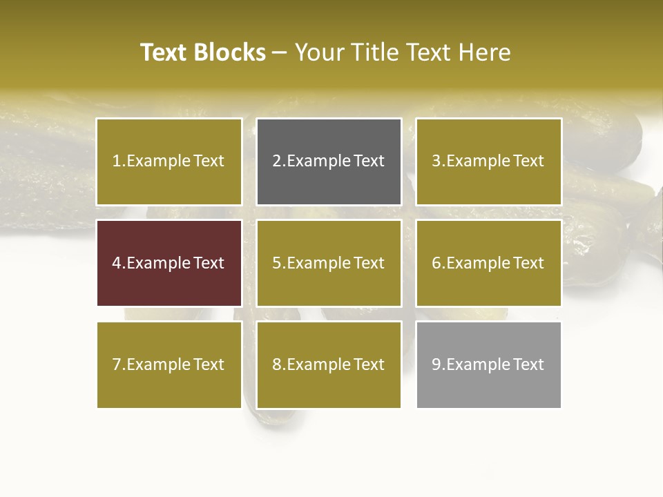 Pickled Energy Eat PowerPoint Template