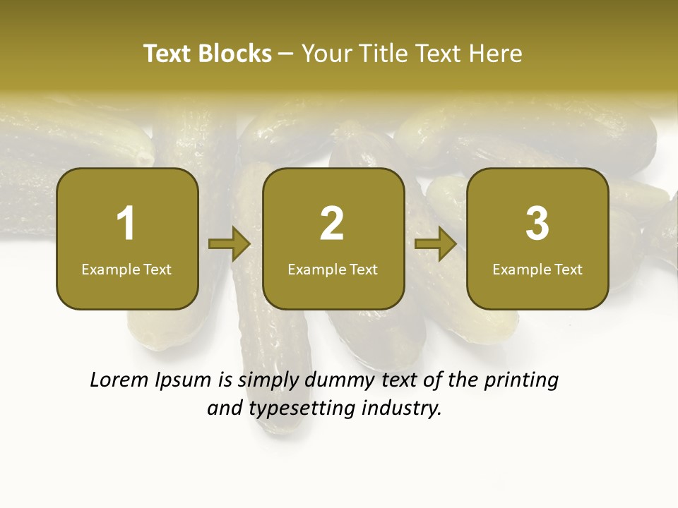 Pickled Energy Eat PowerPoint Template