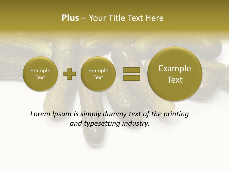 Pickled Energy Eat PowerPoint Template