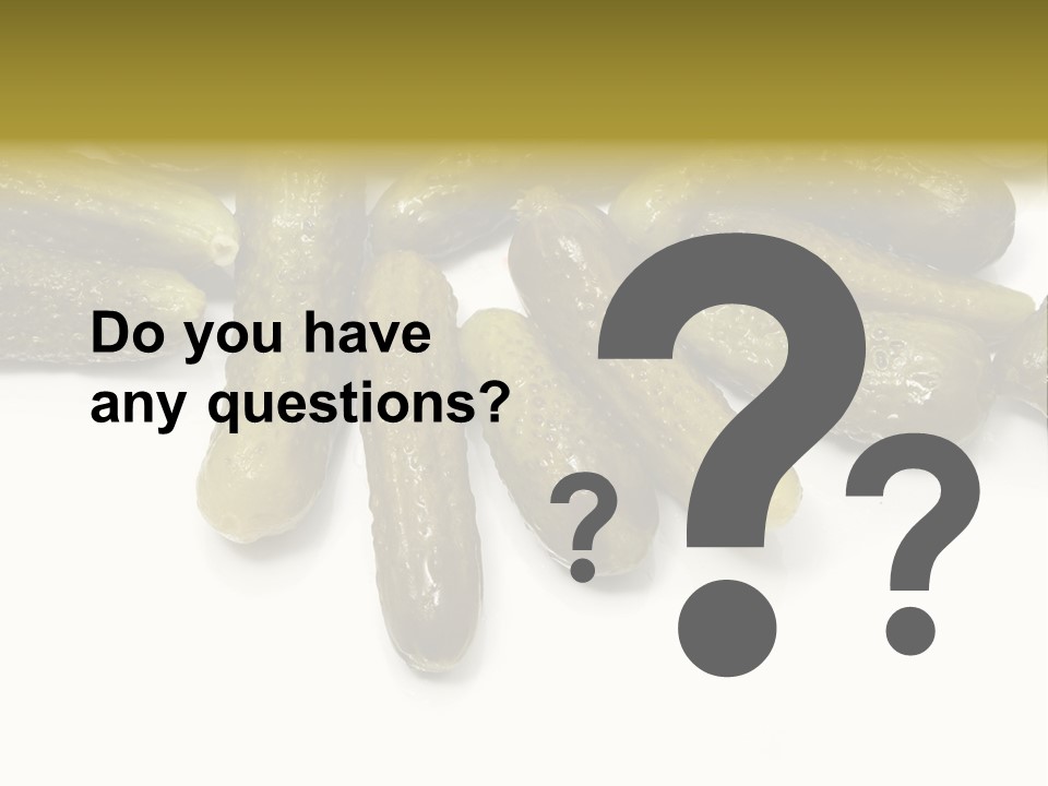 Pickled Energy Eat PowerPoint Template