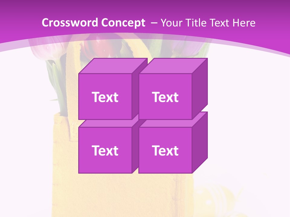 White Easter Bunch PowerPoint Template