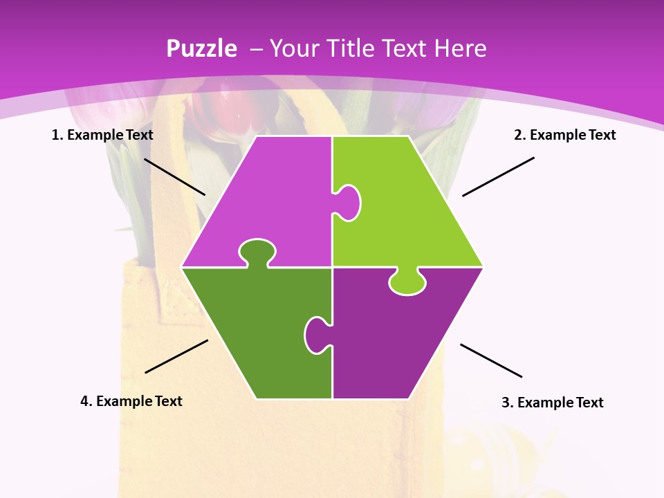 White Easter Bunch PowerPoint Template