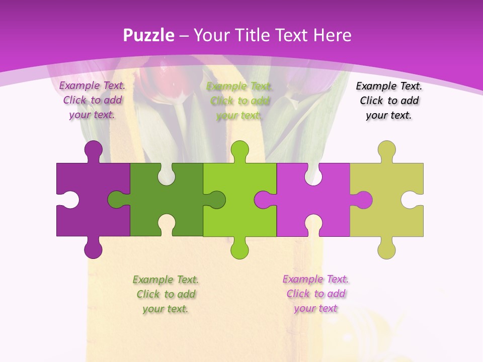 White Easter Bunch PowerPoint Template