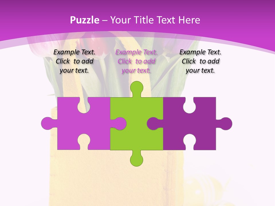 White Easter Bunch PowerPoint Template