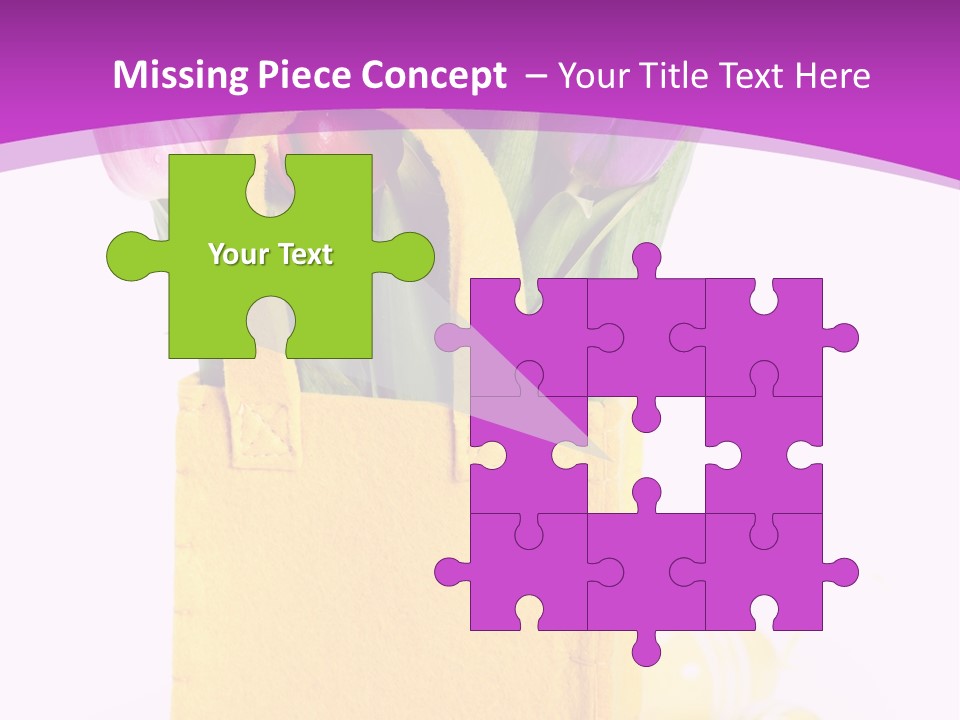 White Easter Bunch PowerPoint Template