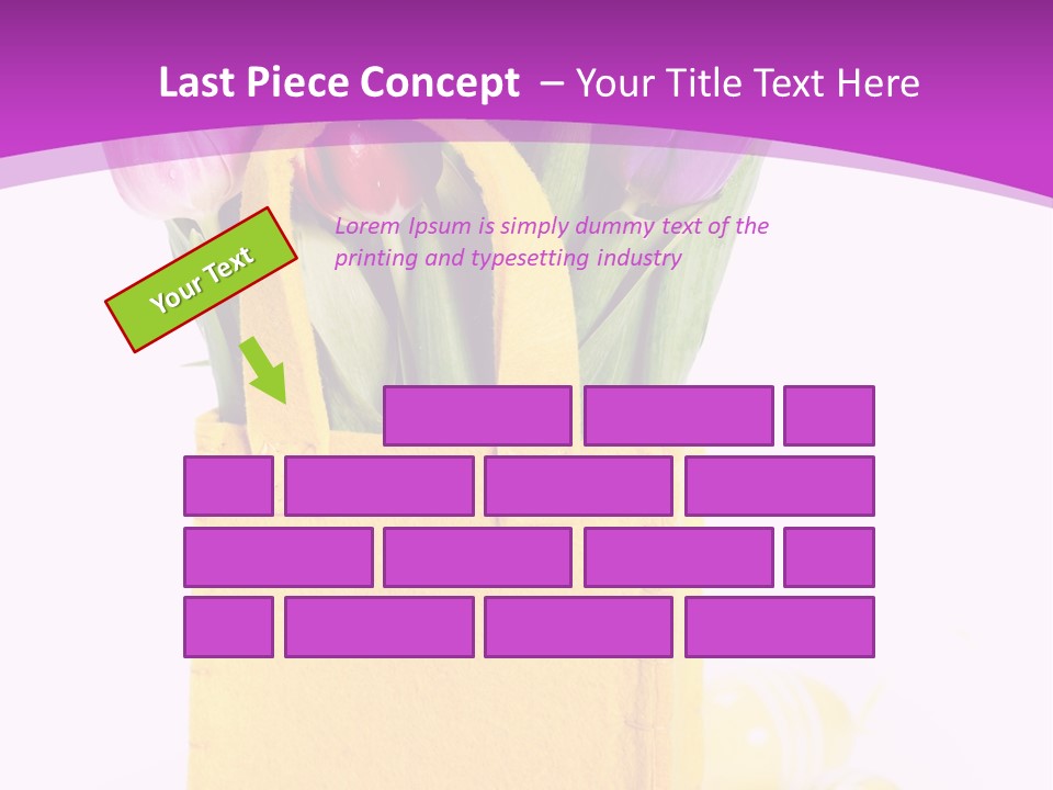 White Easter Bunch PowerPoint Template