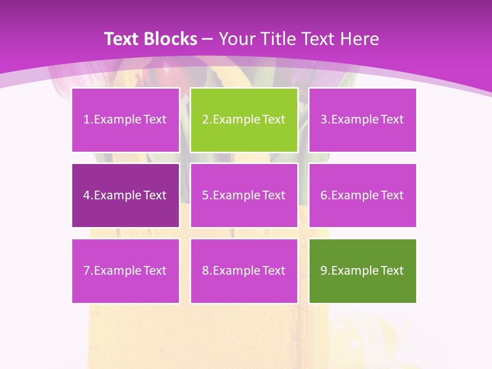 White Easter Bunch PowerPoint Template