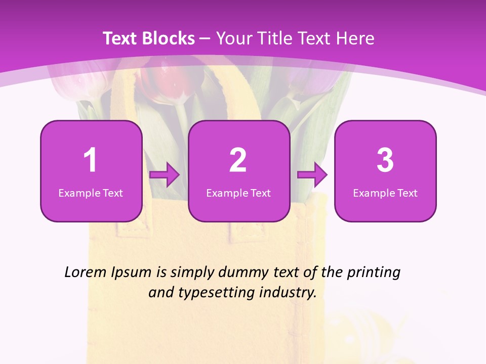 White Easter Bunch PowerPoint Template