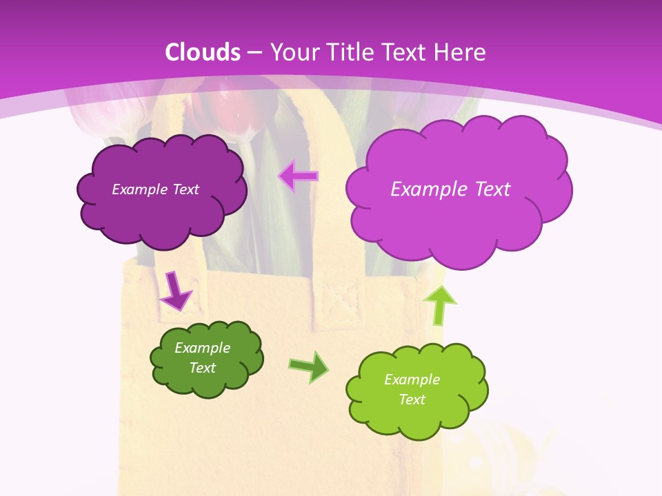 White Easter Bunch PowerPoint Template