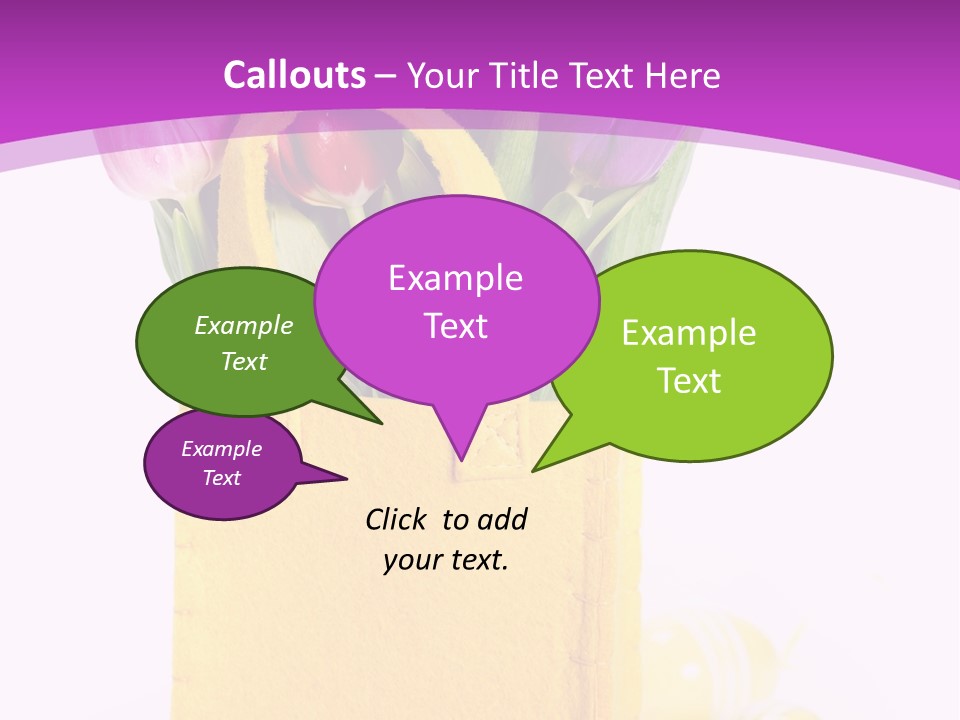 White Easter Bunch PowerPoint Template