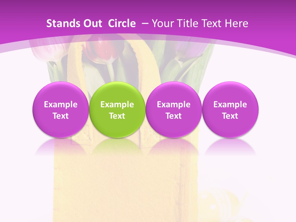 White Easter Bunch PowerPoint Template