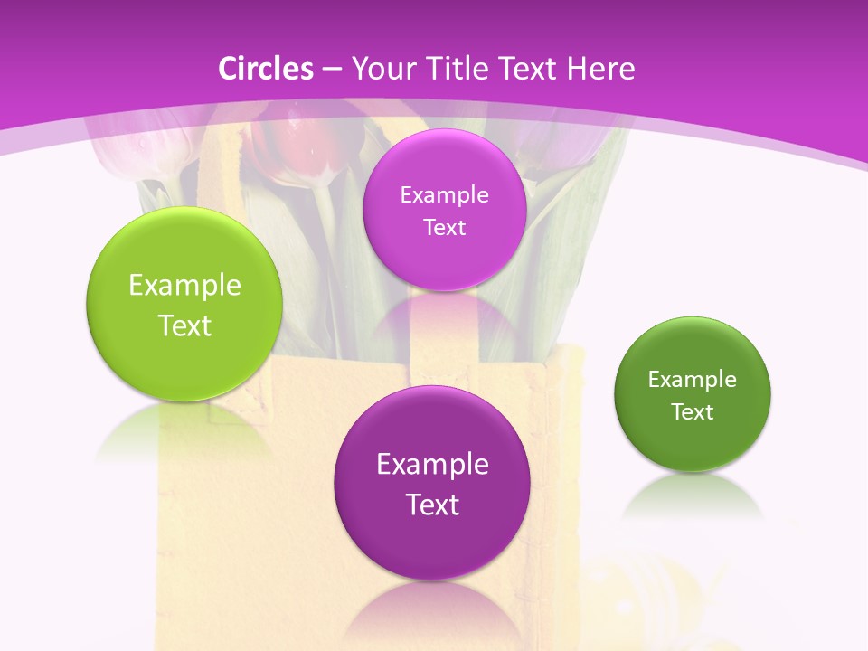 White Easter Bunch PowerPoint Template