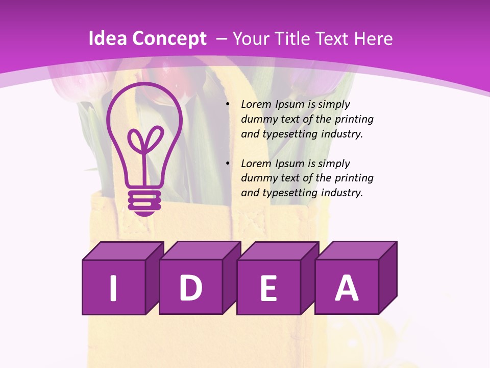 White Easter Bunch PowerPoint Template