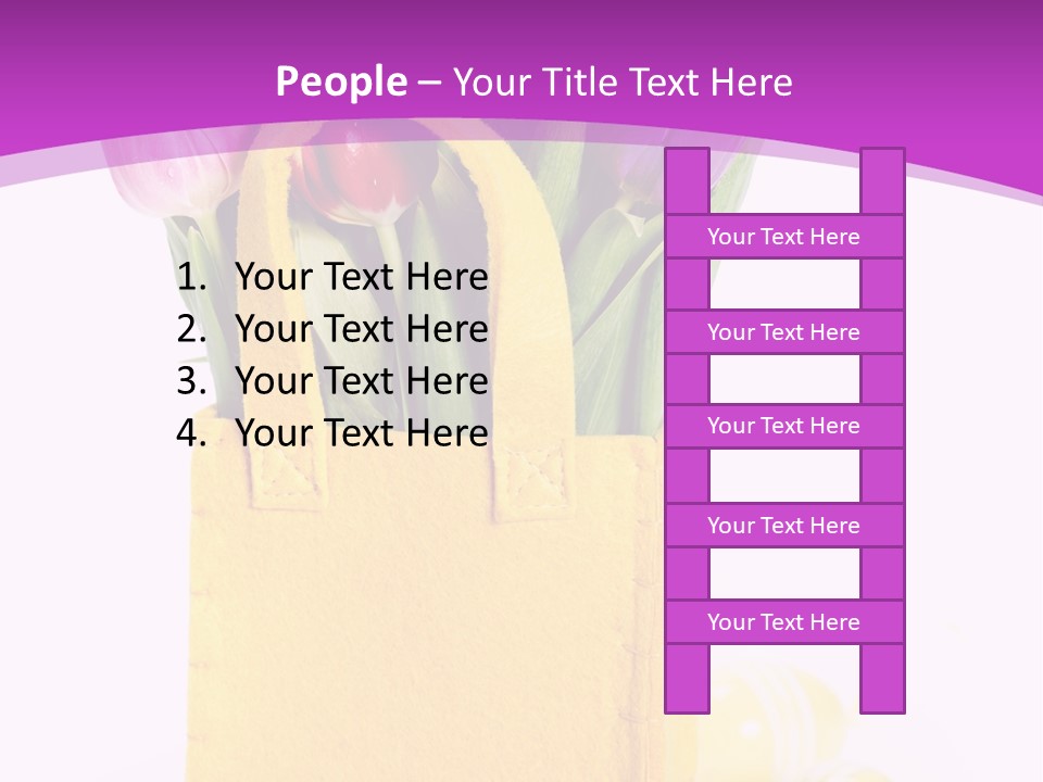 White Easter Bunch PowerPoint Template