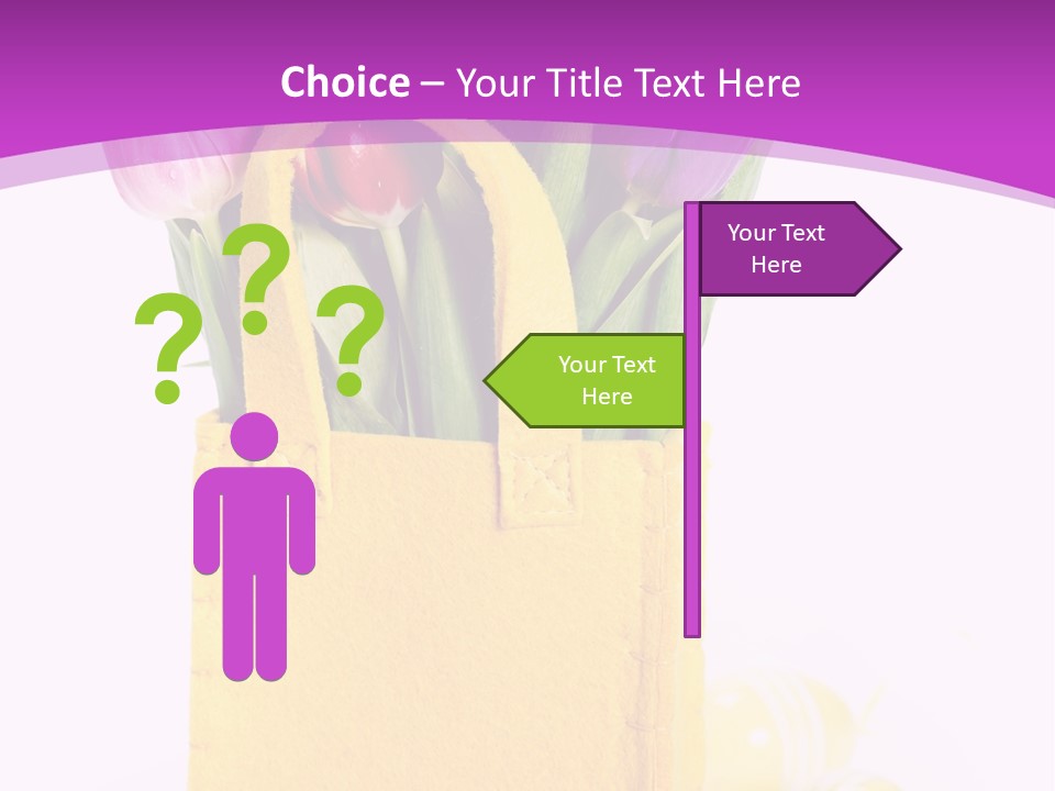 White Easter Bunch PowerPoint Template