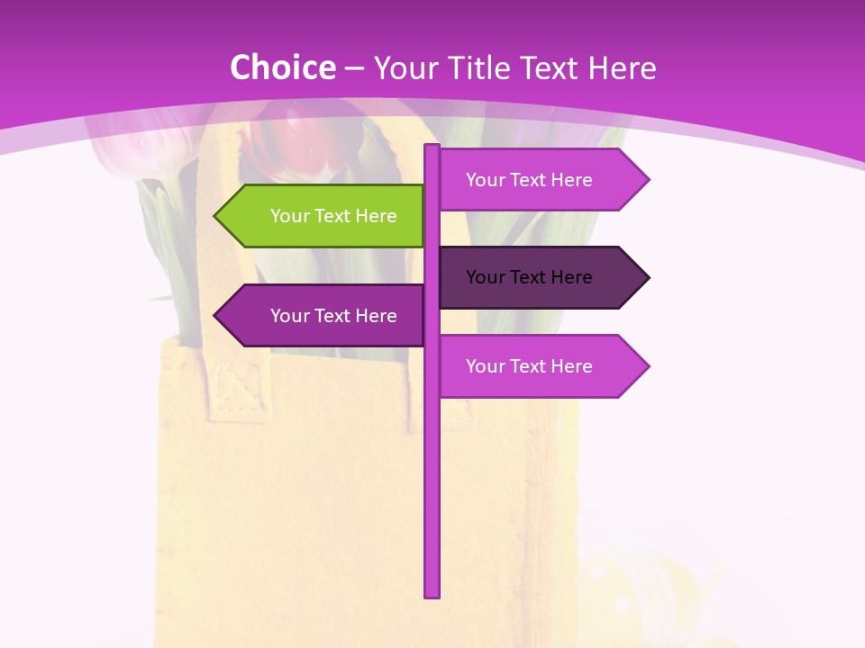 White Easter Bunch PowerPoint Template