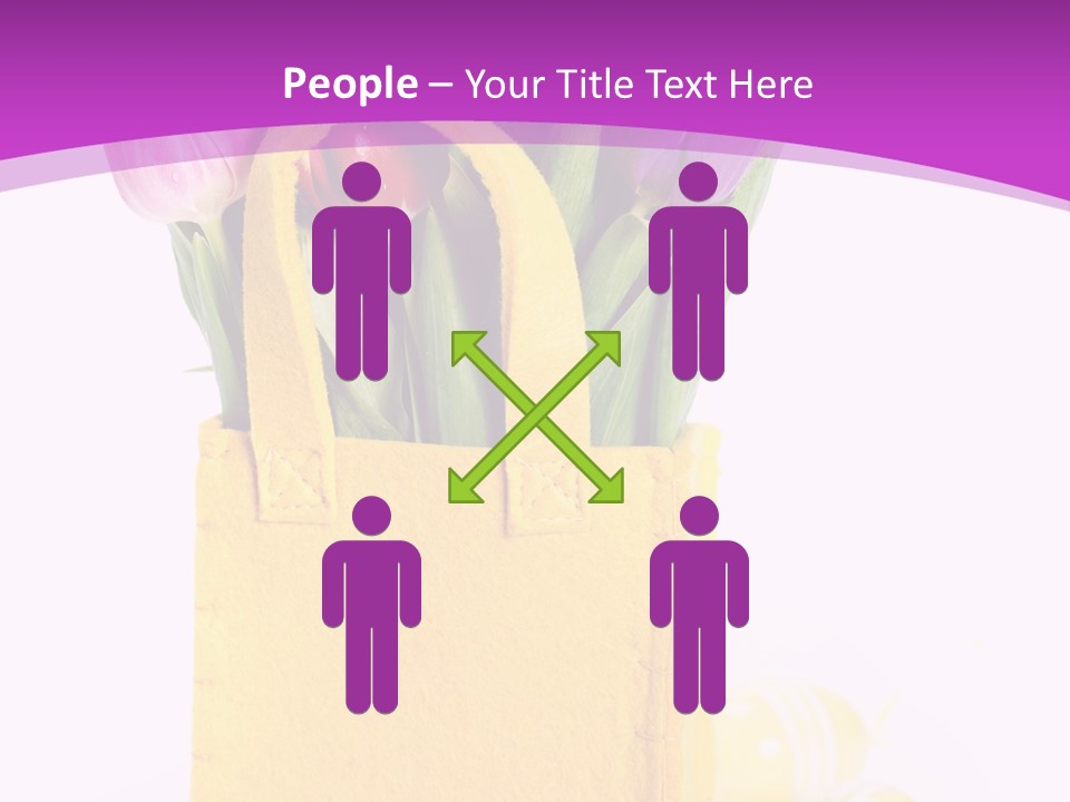 White Easter Bunch PowerPoint Template