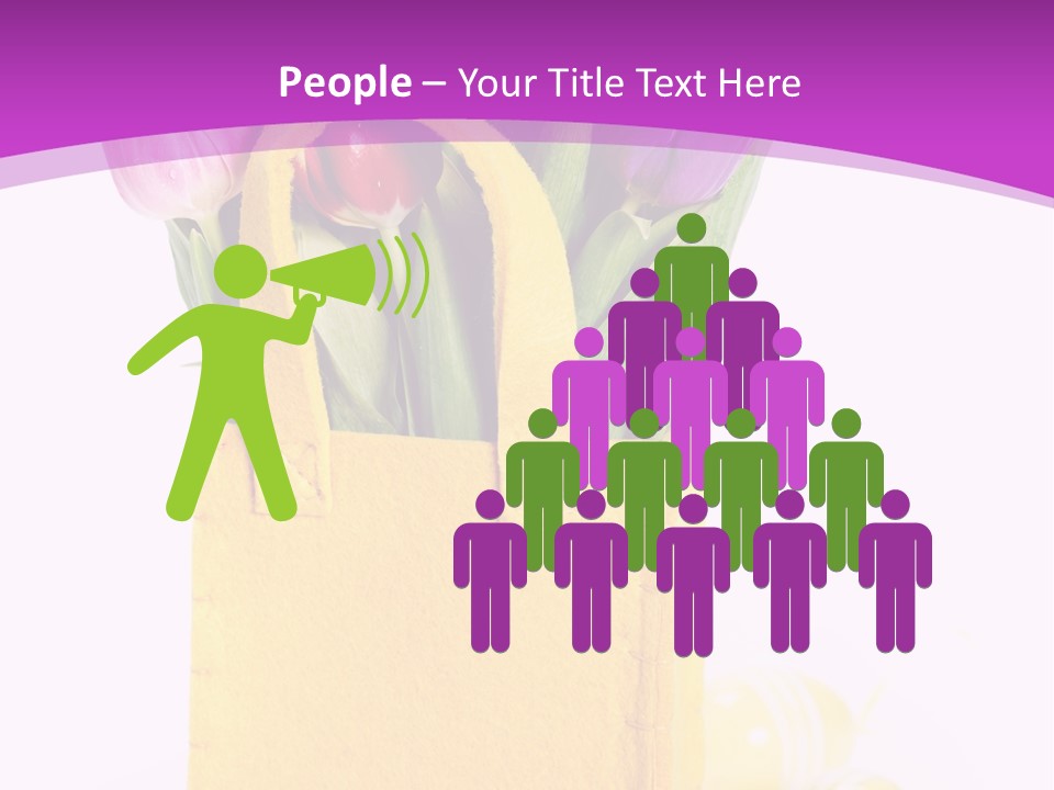 White Easter Bunch PowerPoint Template