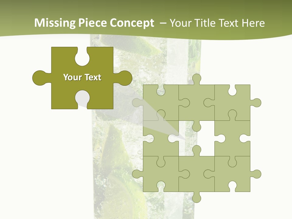 Tropical Fruit White PowerPoint Template