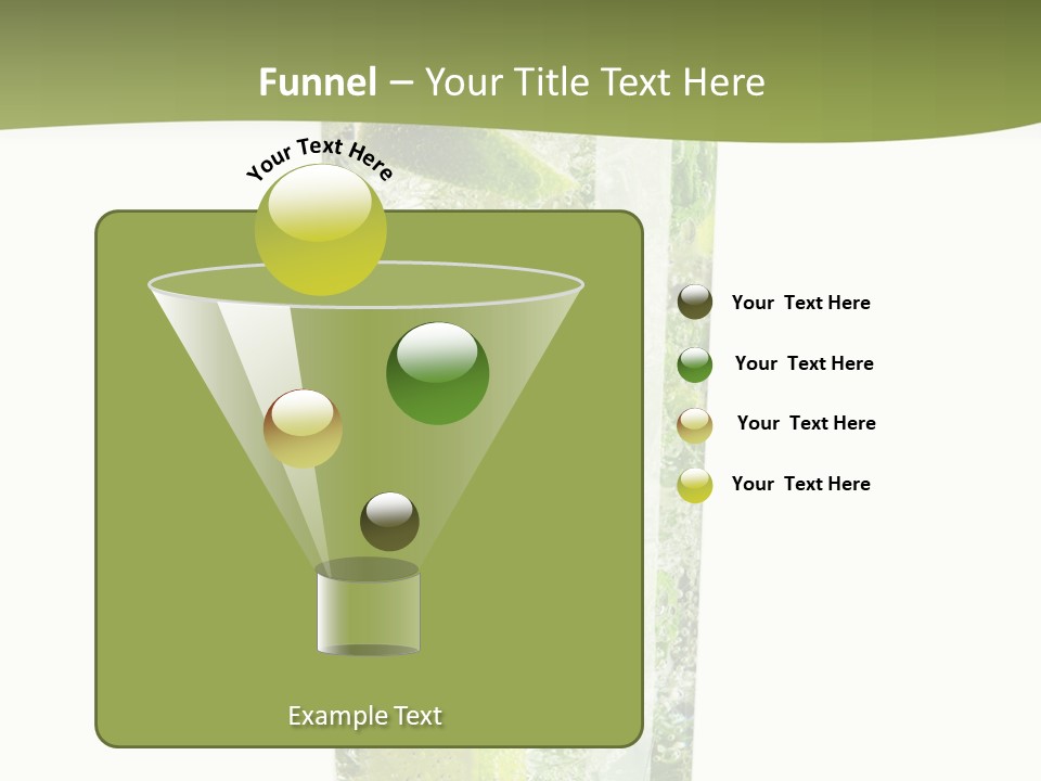 Tropical Fruit White PowerPoint Template